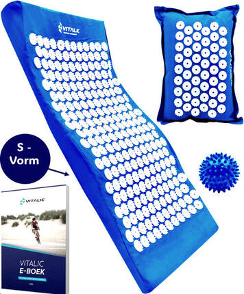 Tapis d'acupression avec coussin à ongles - Tapis de fleurs massage avec pontes