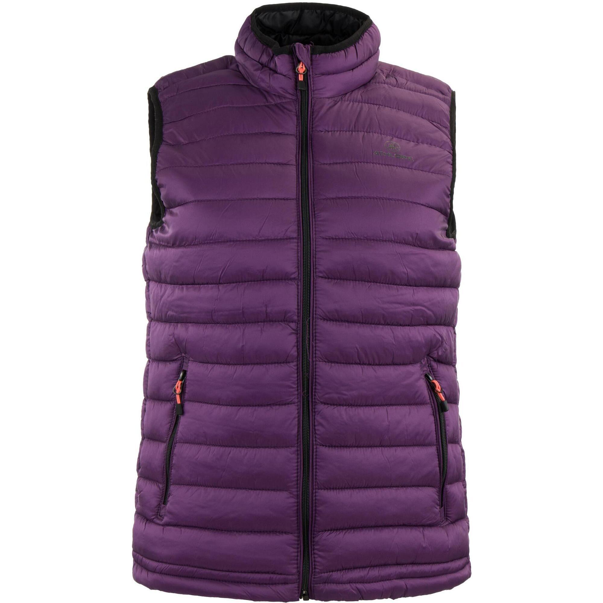 Women\'s Best - Gilet Lilith Femme – Améthyste, Coupe Courte - Gilet Sans Manche - Violet - Decathlon