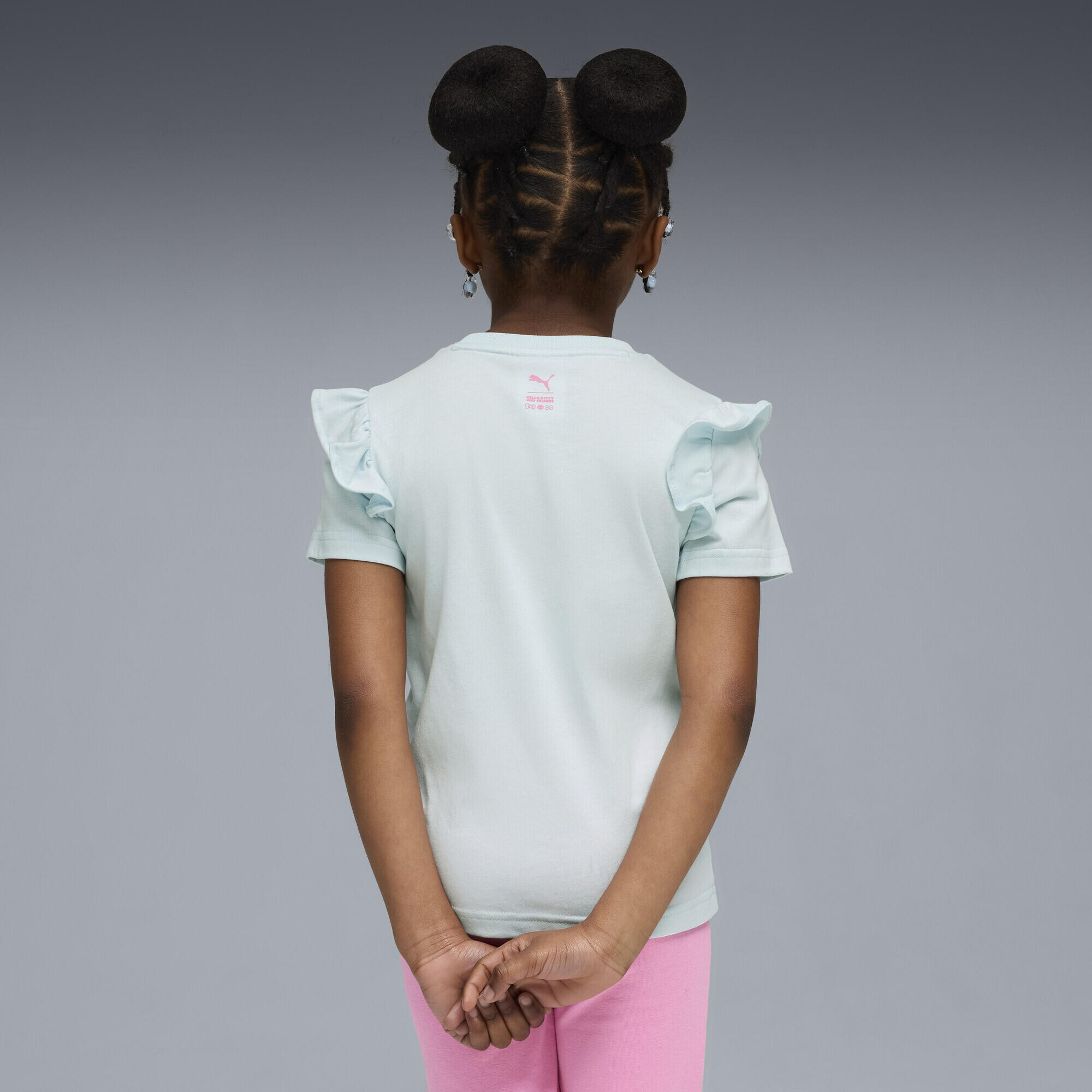 T-shirt menina manga curta detalhe em folho Hello Kitty And Friends Ruffle PUMA 3/5