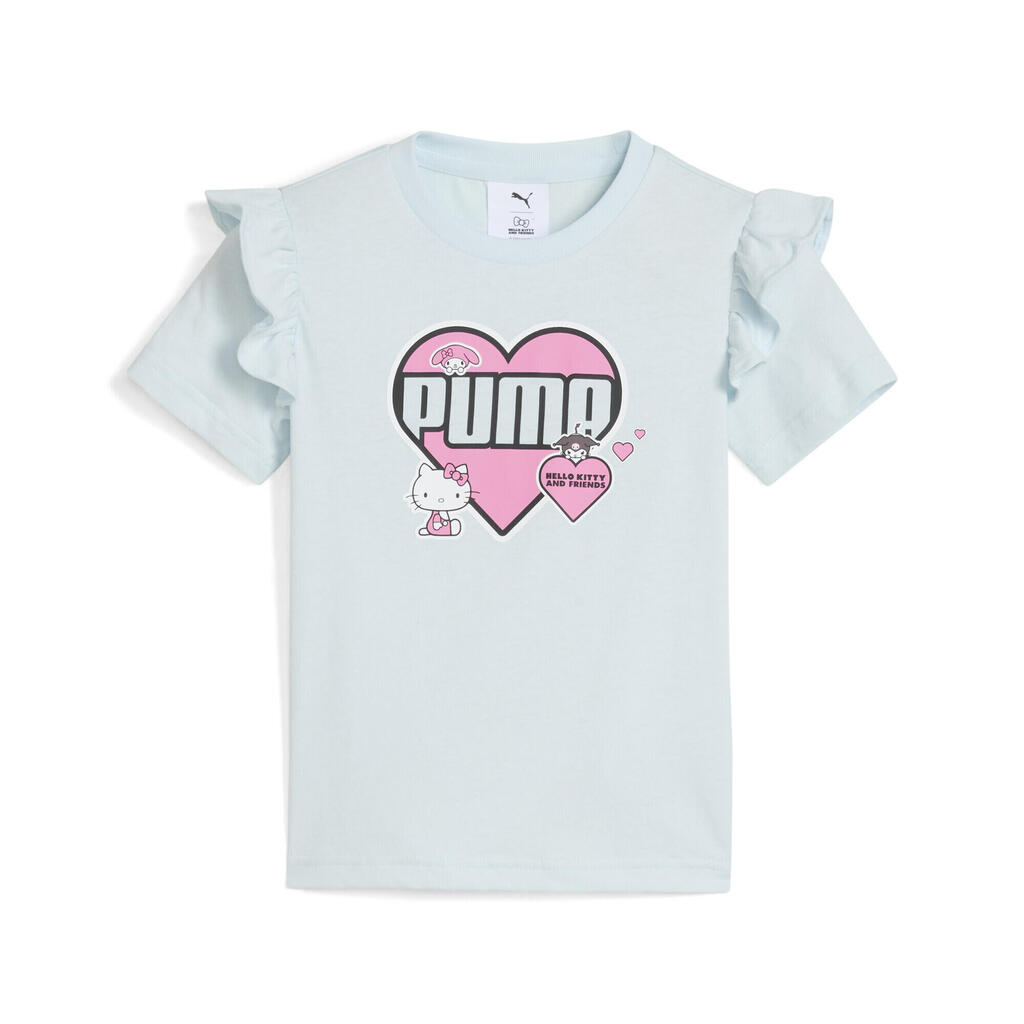 T-shirt Puma X Hello Kitty Friends Ruffle Tee, White, Kids