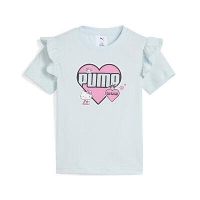 Puma x hello kitty and friends ruffle t-shirt voor kinderen puma