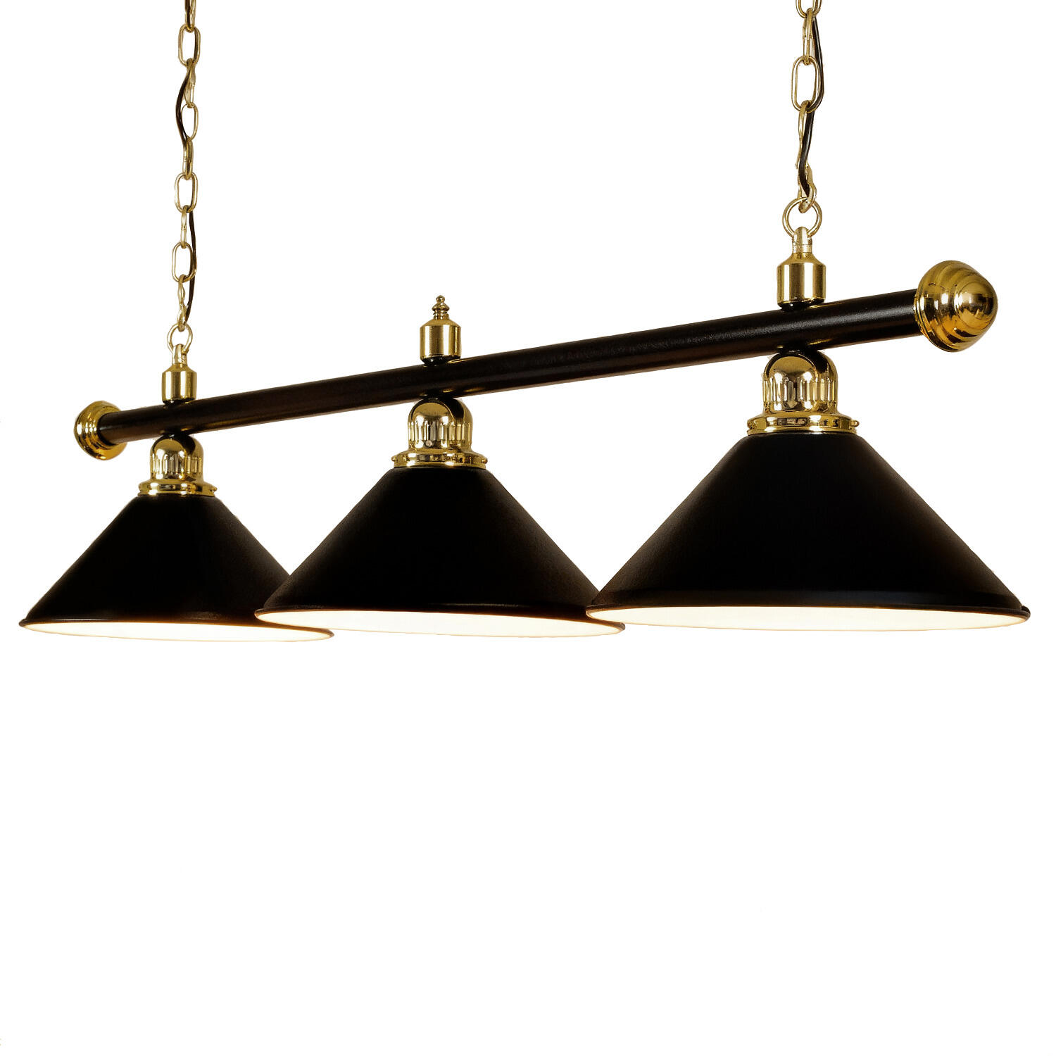 Billardlampe London Messing Schwarz lackiert Schwarz Billard 2/2