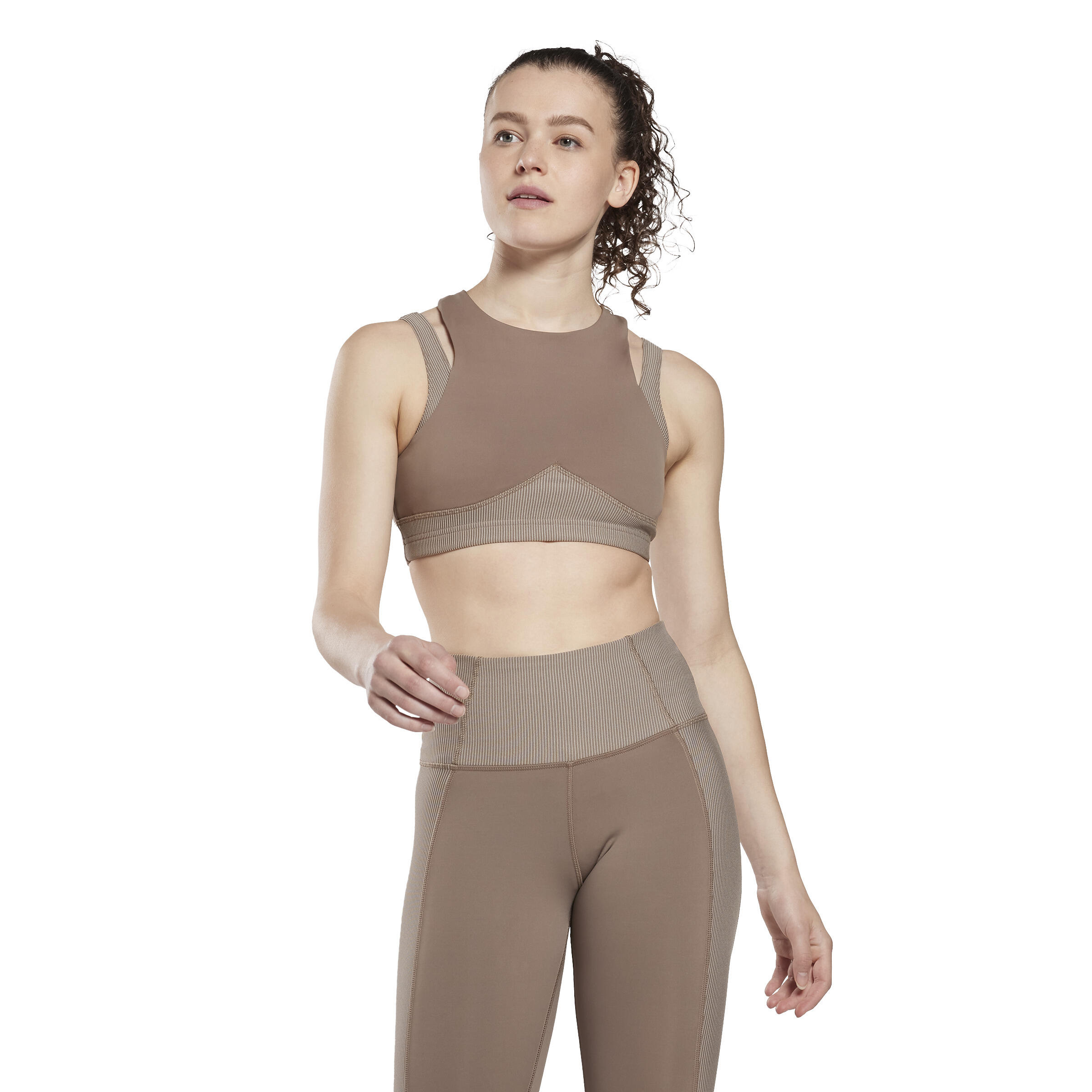 Sujetador de mujer Reebok Studio Layered 2/5