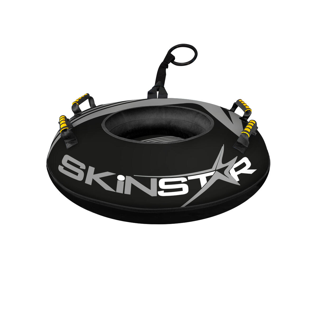 SkinStar Cross Profi Snow Tube – Luge Bouée 100 Cm, Capacité 150 Kg, Fond Glissière Tarpaulin, Pour Tubes à Neige Et Remontées