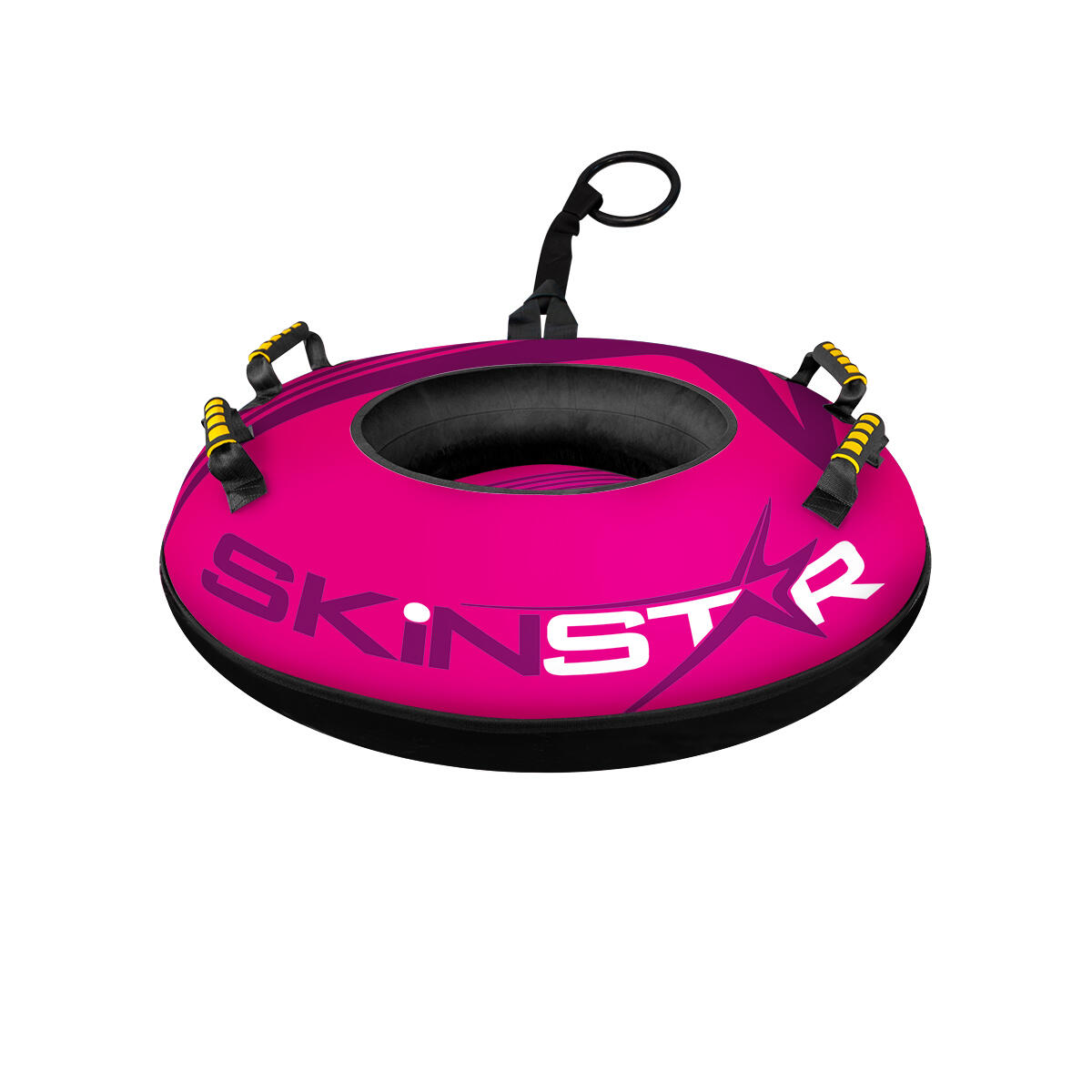 Bouée Gonflable Ski Tytlyworth – Diamètre 96 Cm, PVC 6P Résistant -25°C, Poignées, Pour Enfants Et Adultes
