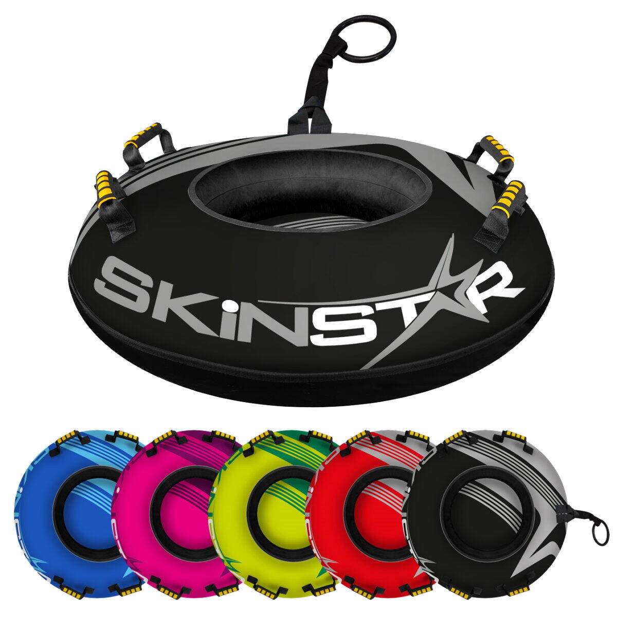 Snowtube Pro Ø70 cm – Trineo inflable neumático nieve deslizante 6/7