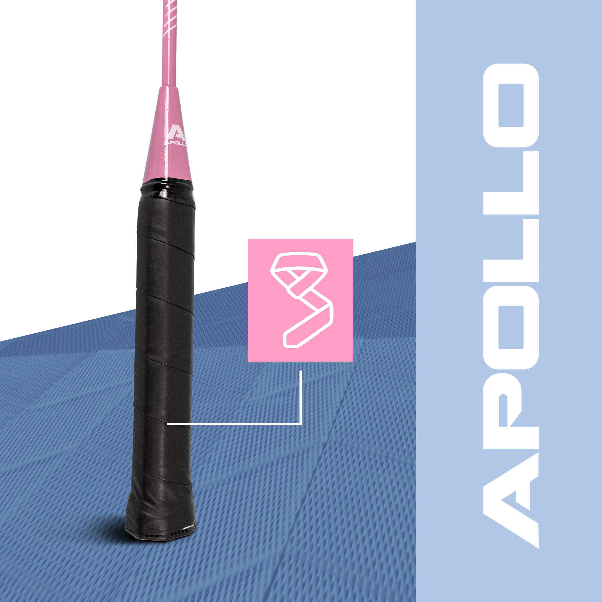 Set Apollo Badminton Match Pro 400 – 2 raquettes, volants & sac 6/7