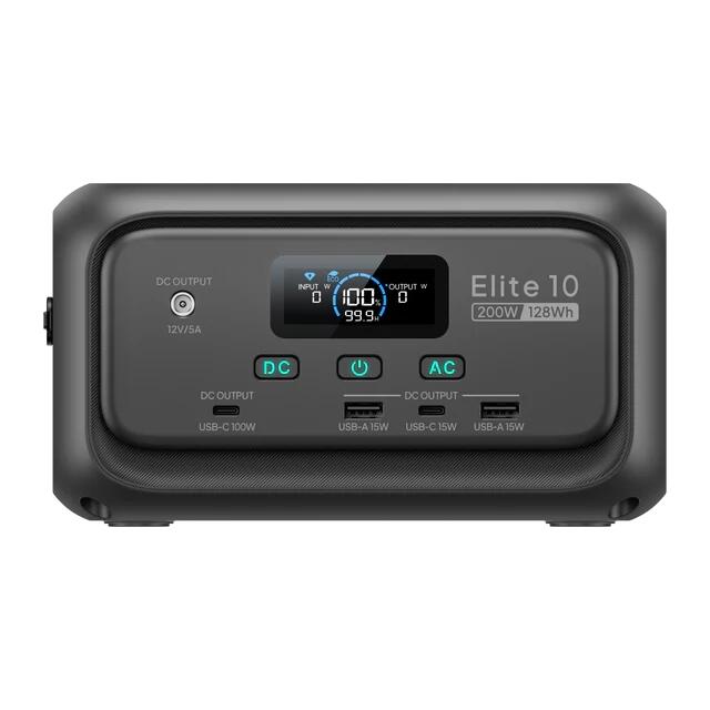 Elite 10 MINI Portable Power Station 128Wh – Hiking, Weekend Getaways & Camping