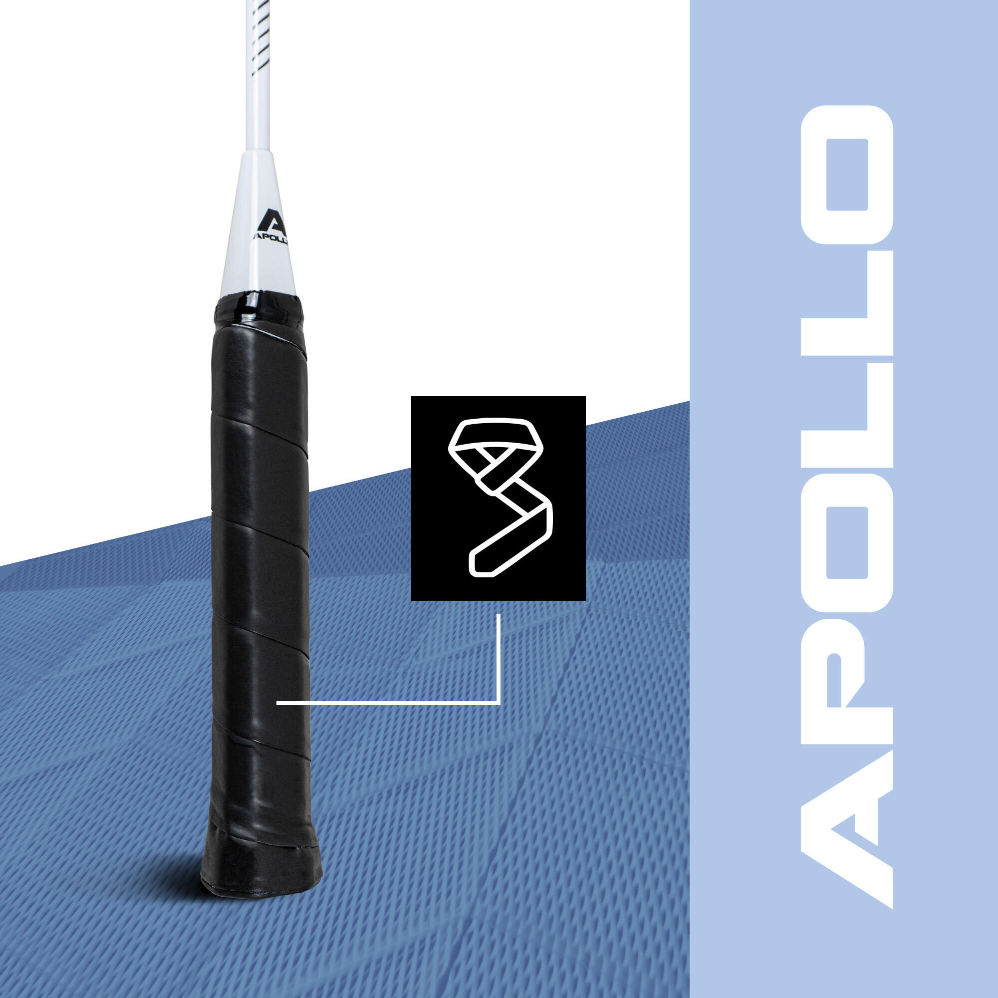 Set Apollo Badminton Match Pro 400 – 2 raquettes, volants & sac 6/7