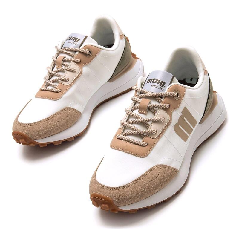 Mustang Nuyi 2 Lottos sneaker casual alb-kakhi.