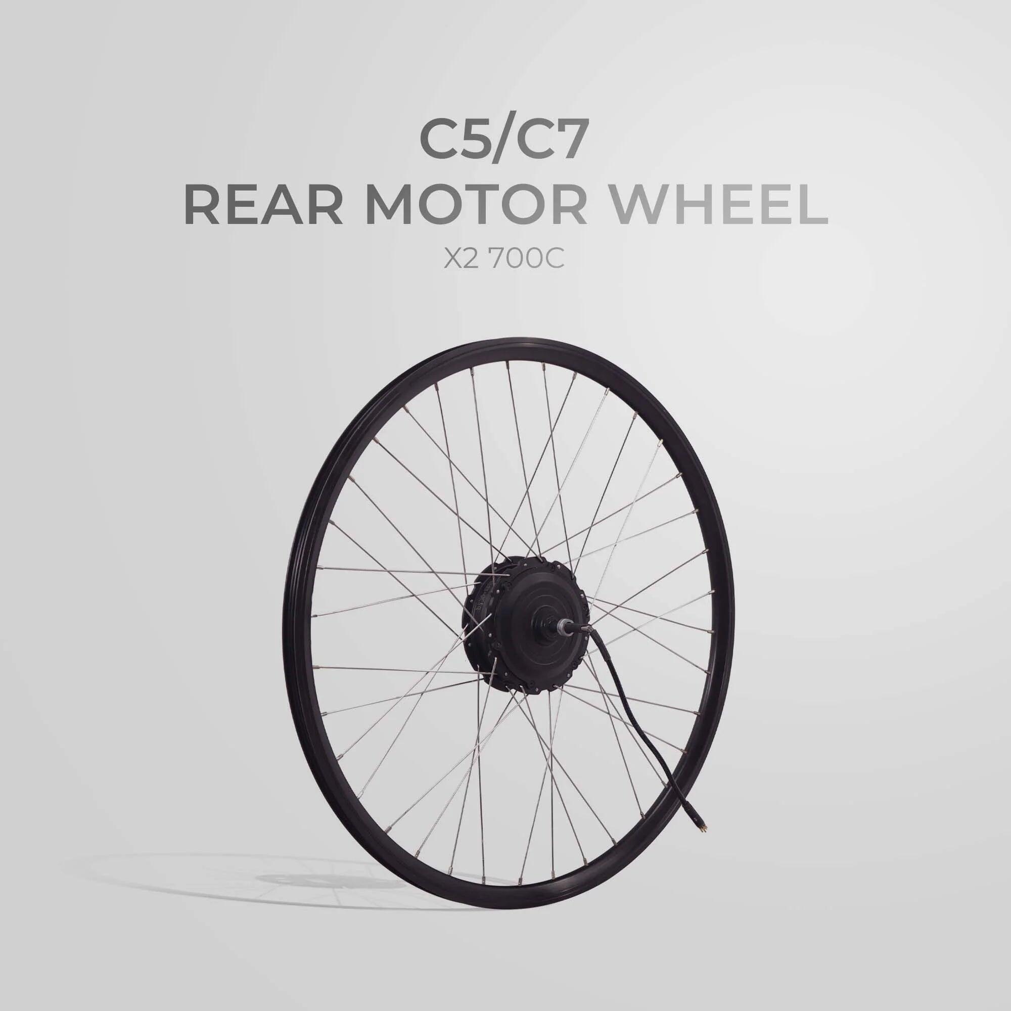 Rear Motor Wheel X2 700C for NCM C5/C7