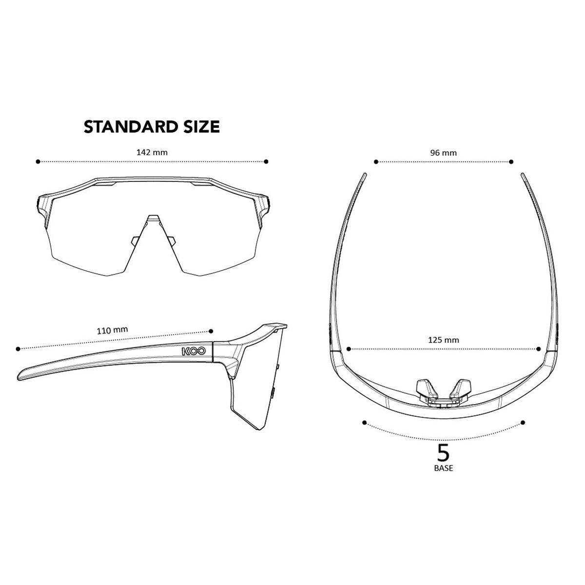 Koo ALIBI Sunglasses - Matt White/Photochromic Fuchsia Lens