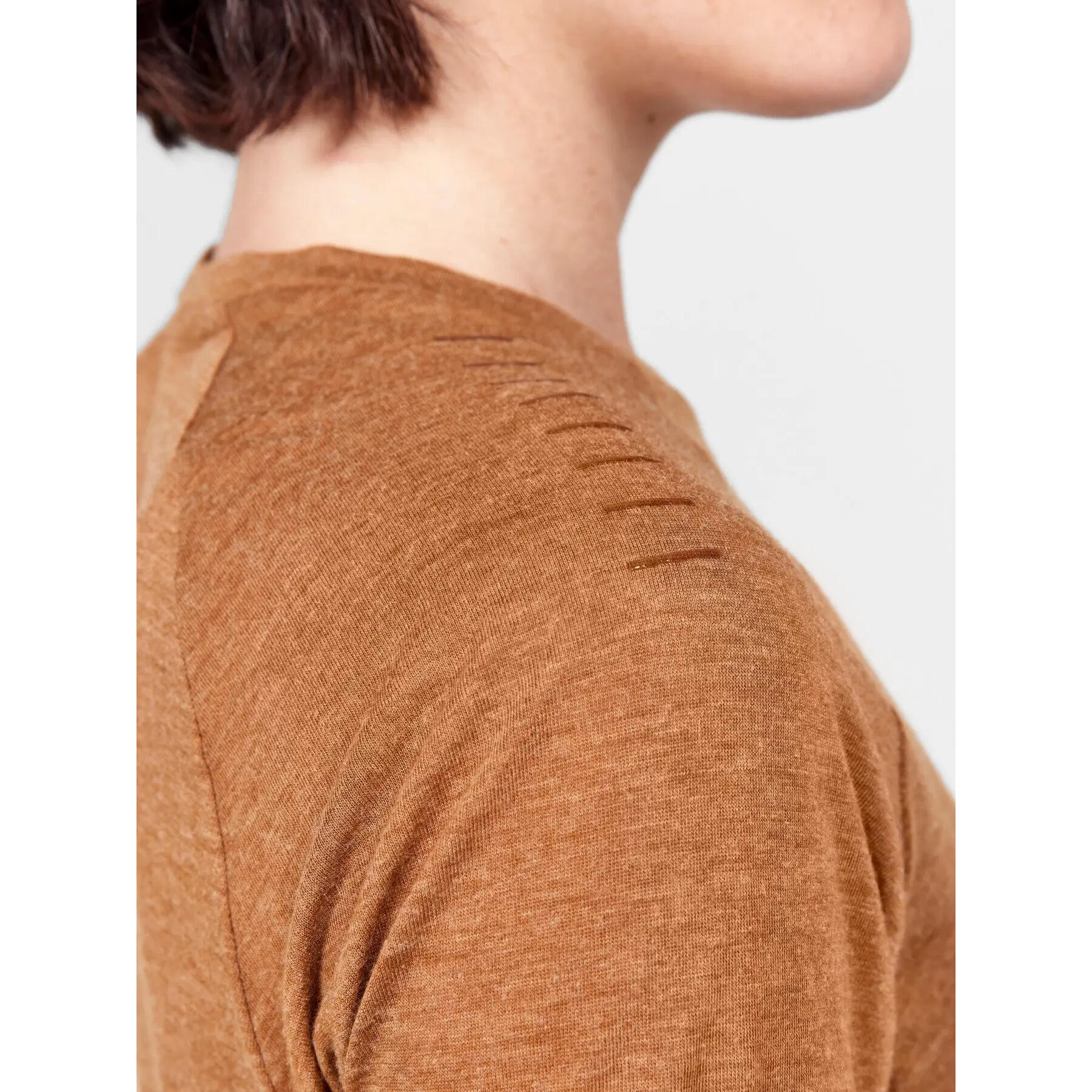 T-Shirt Manches Courtes Craft ADV Trail Wool Marron Femme 7/7