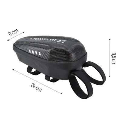 Wozinsky WSB3BK Lenker-Tasche 2L schwarz EVA wasserdicht 2/7