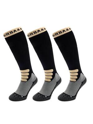 Skisokken - merinowol pro - 3 paar - olive green