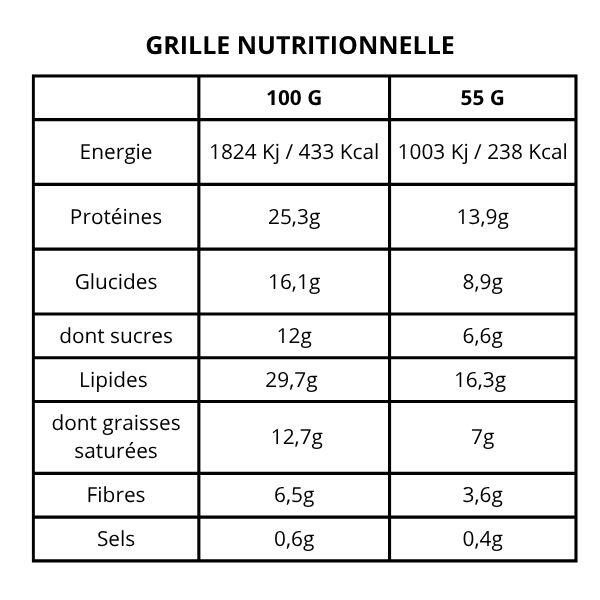 Barres protéinées vegan cacahuète bio 12x50g 4/4
