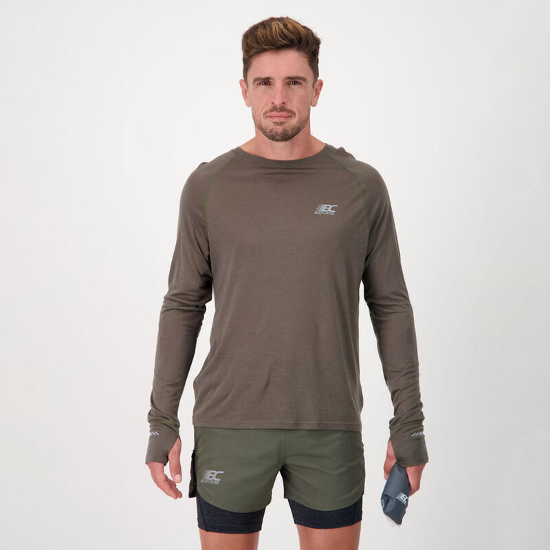 Tricou termic Bărbați Alergare THERMO LONG