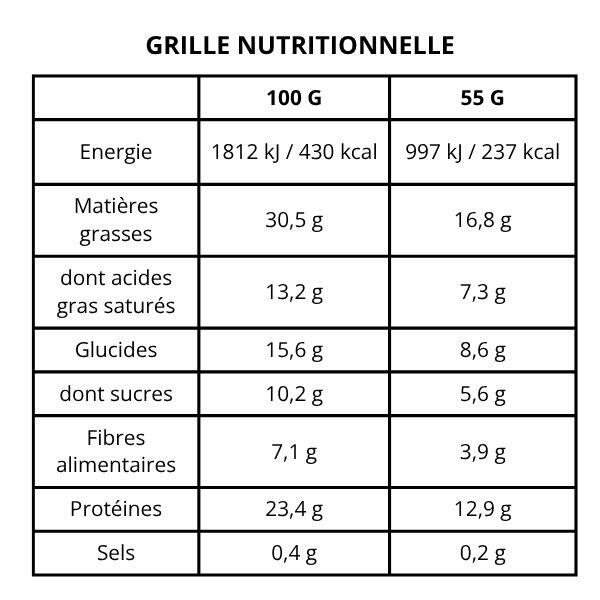 Barres protéinées vegan chocolat bio 12x50g 3/5