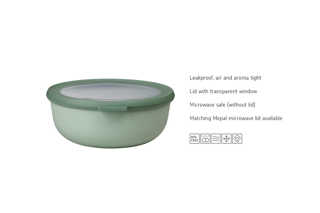 Mepal Cirqula Mikrowellengeschir set 5 teilig - Nordic sage 2/6