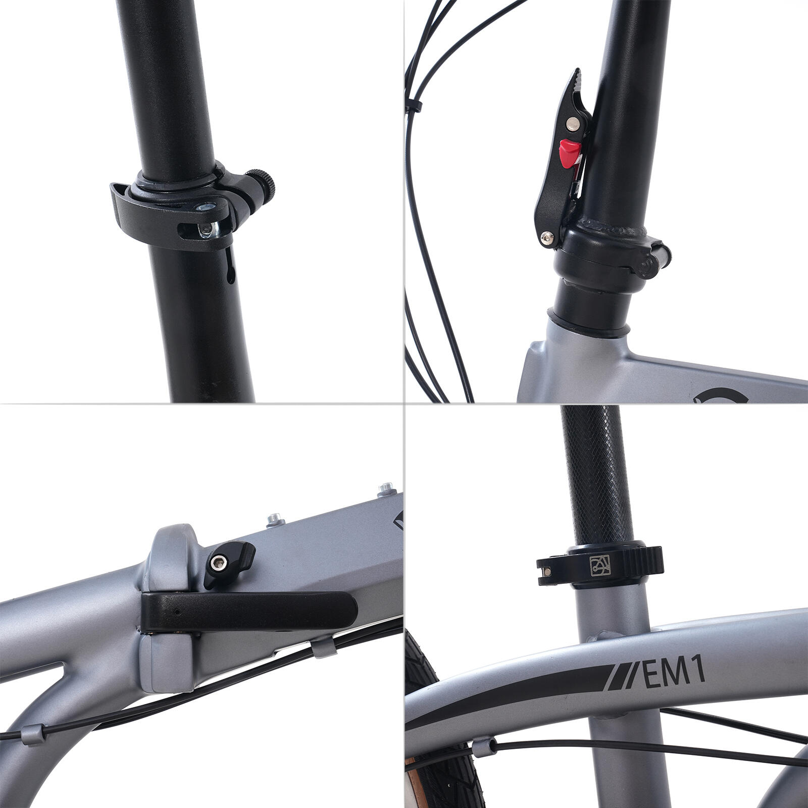 Faltrad Klapprad 20”-7 Gänge Shimano-ultraleichter Alurahmen-Scheibenbremsen-EM1 5/7