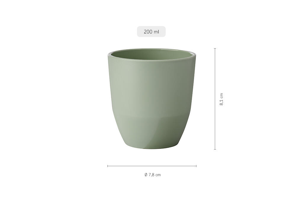 Mepal Silueta 800 ml Becher - Nordic black 5/6