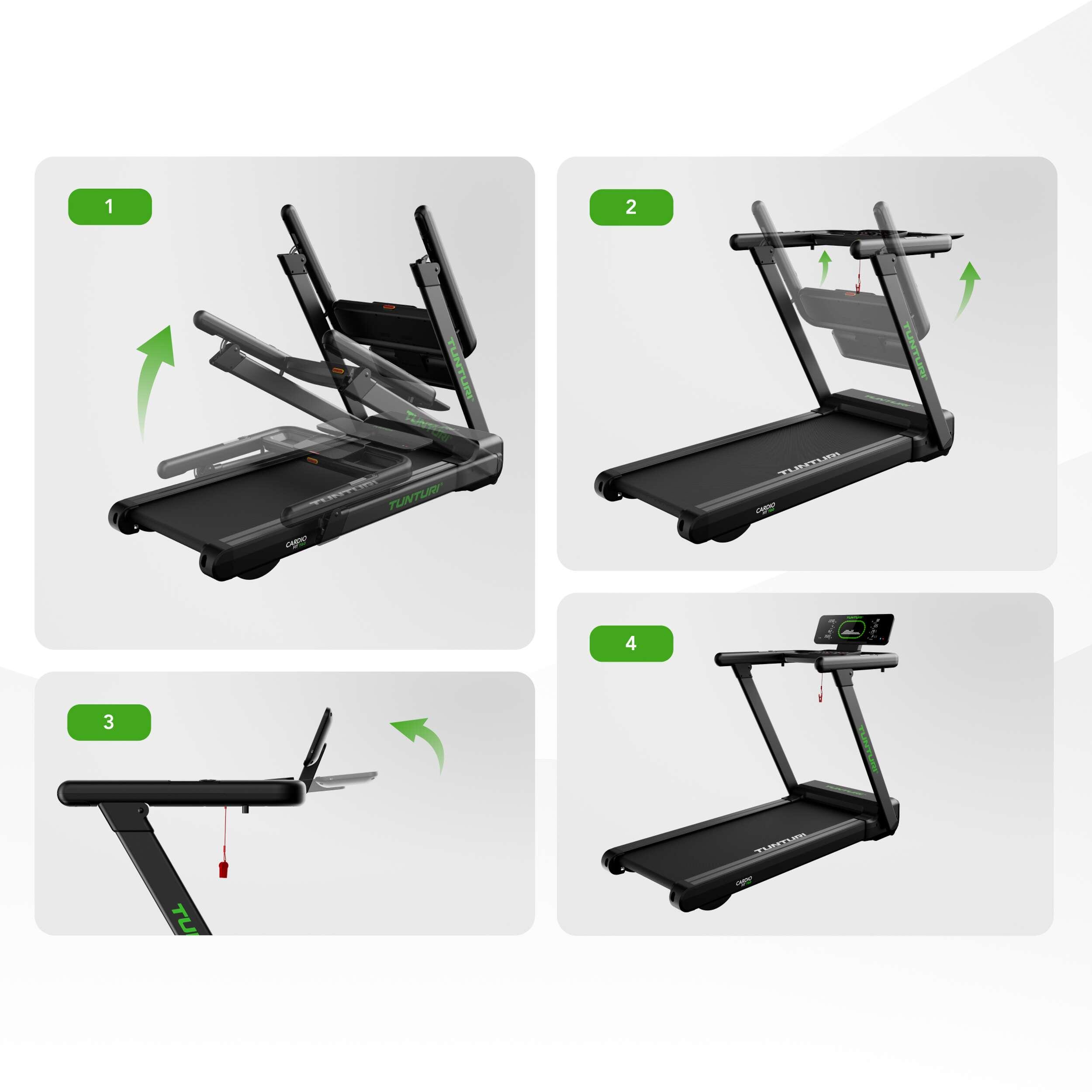 Loopband voor thuis - Walking Pad - Opvouwbaar - Bluetooth - Cardio Fit T60 5/8