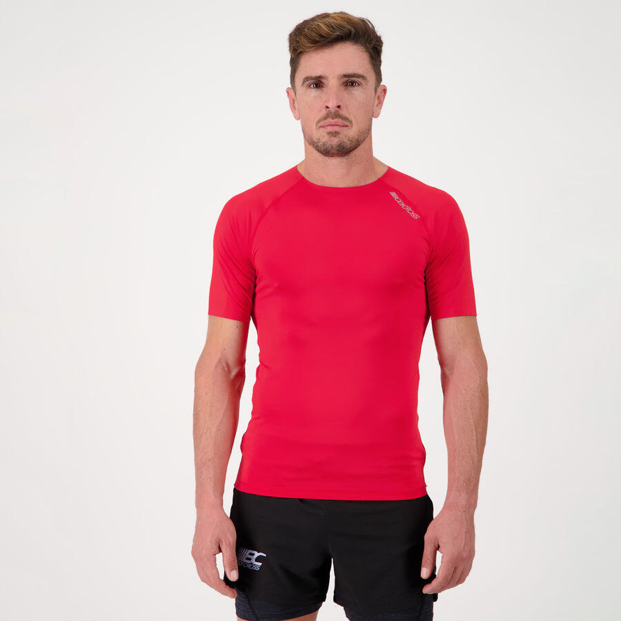 BODYCROSS Men's Running Semi-Compression T-Shirt COMPRESS