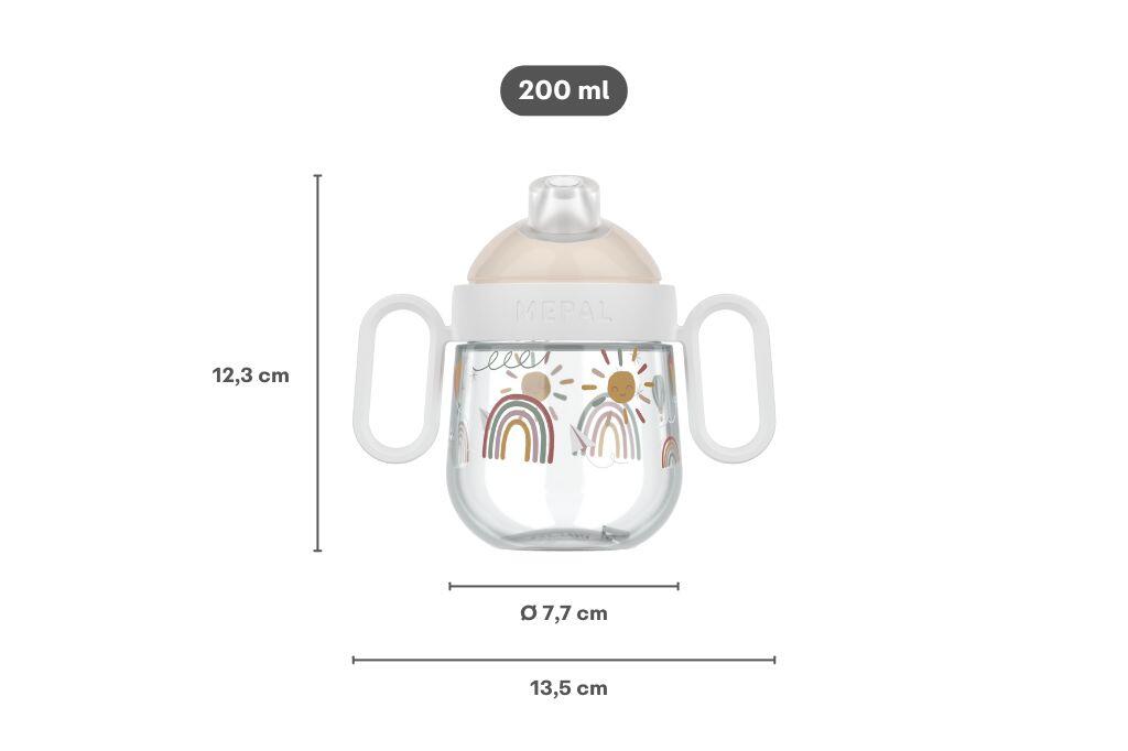 Mepal Mio 200 ml Antitropf-trinklernbecher - Fairy Garden 3/6