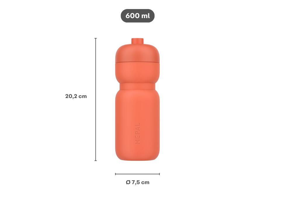 Mepal Sport 600 ml Trinkflasche Squeeze - Apple green 3/7