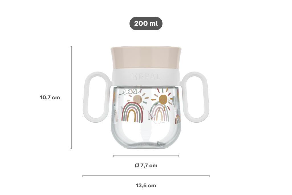 Mepal Mio 200 ml Trinklernbecher 360° - Fairy Garden 3/7