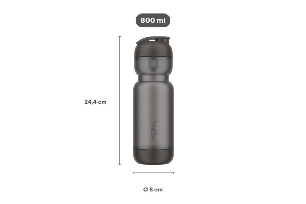 Mepal Sport 800 ml Shaker - Graphite black 3/7