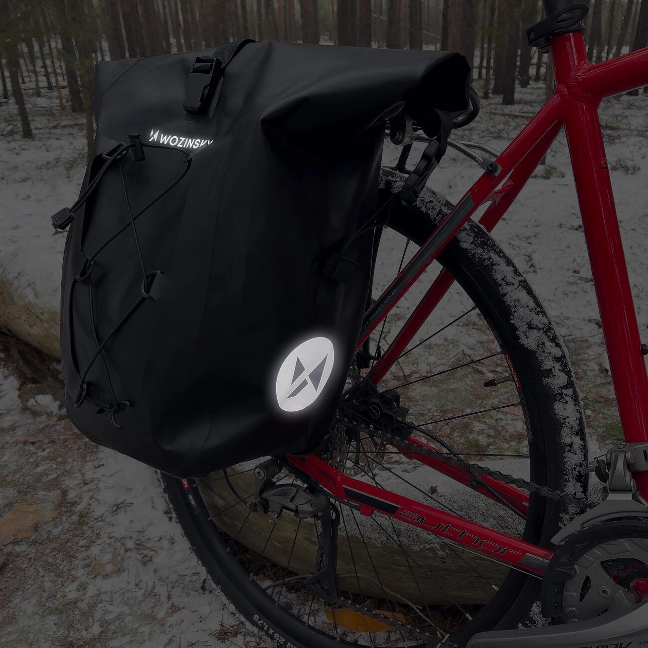 Bagagedragertas fietstas tas voor fiets Wozinsky 6/8