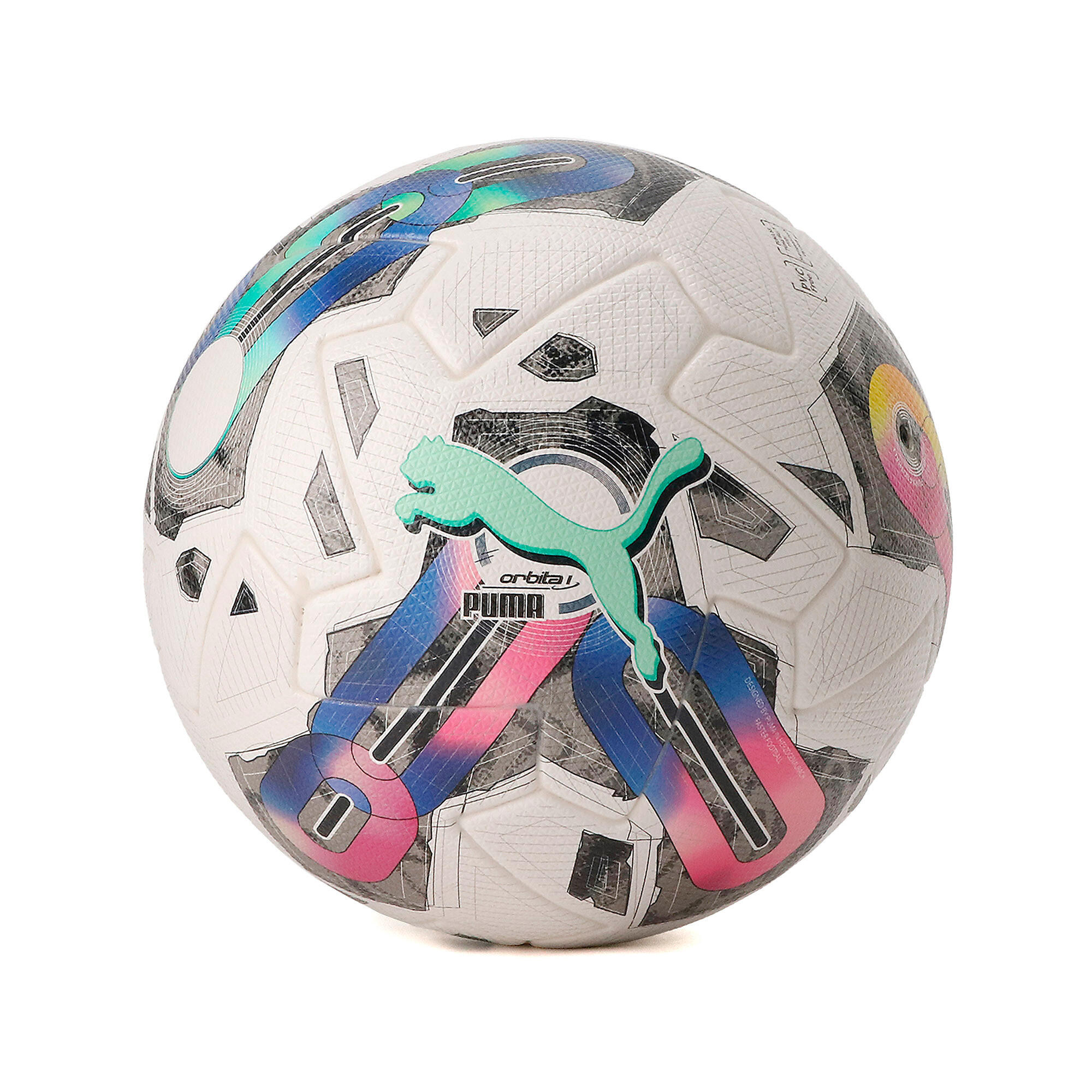 Ballon de football PUMA Orbita 1 TB FQP PUMA White Multi Colour 2/5