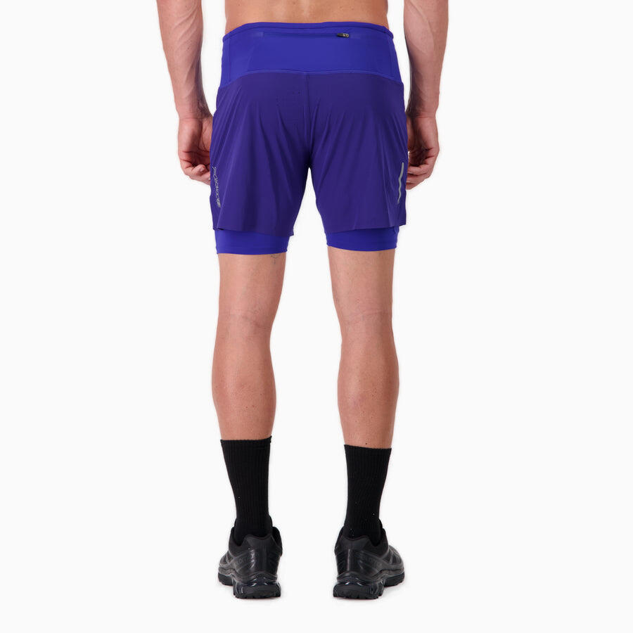 Short 2 in 1 Herren Trail-Running PERFORMANCE MAX 3/7