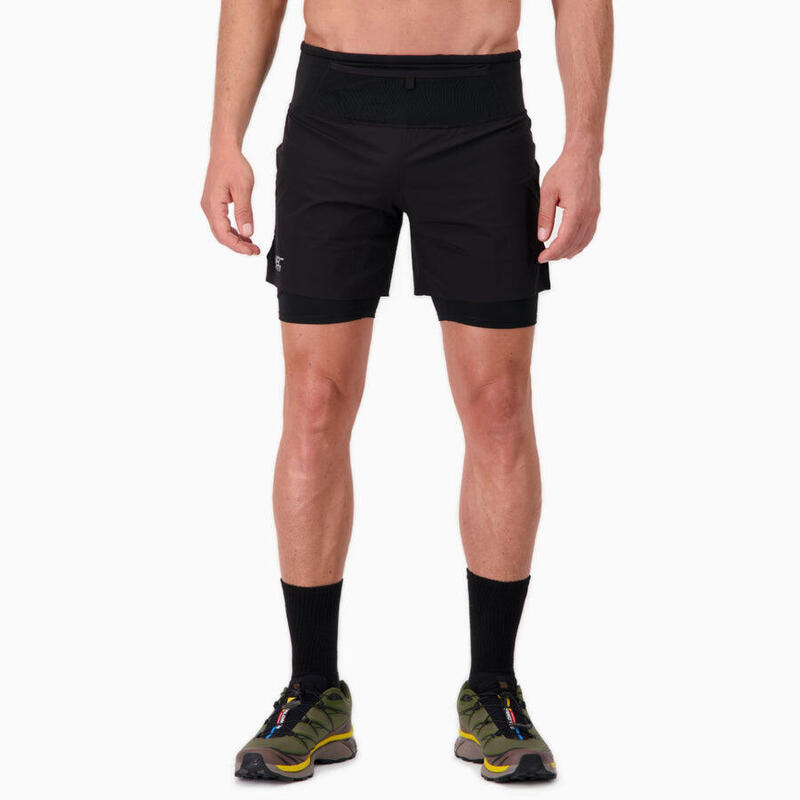 Short 2 în 1 Bărbat Trail-Running PERFORMANCE MAX