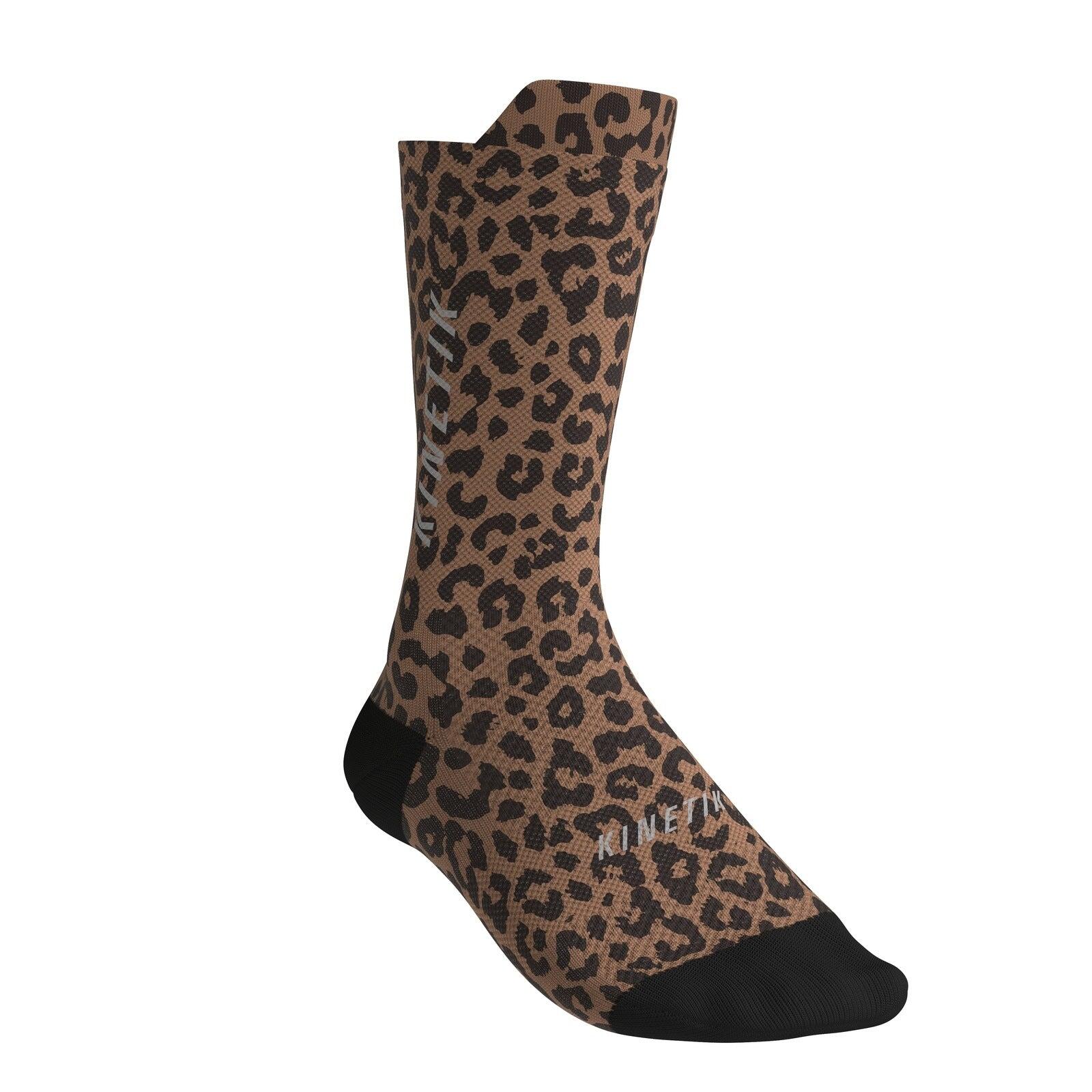 CHAUSSETTE DE TRAIL RUNNING FULLKROSS LEOPARD TIRAMISU 1/7