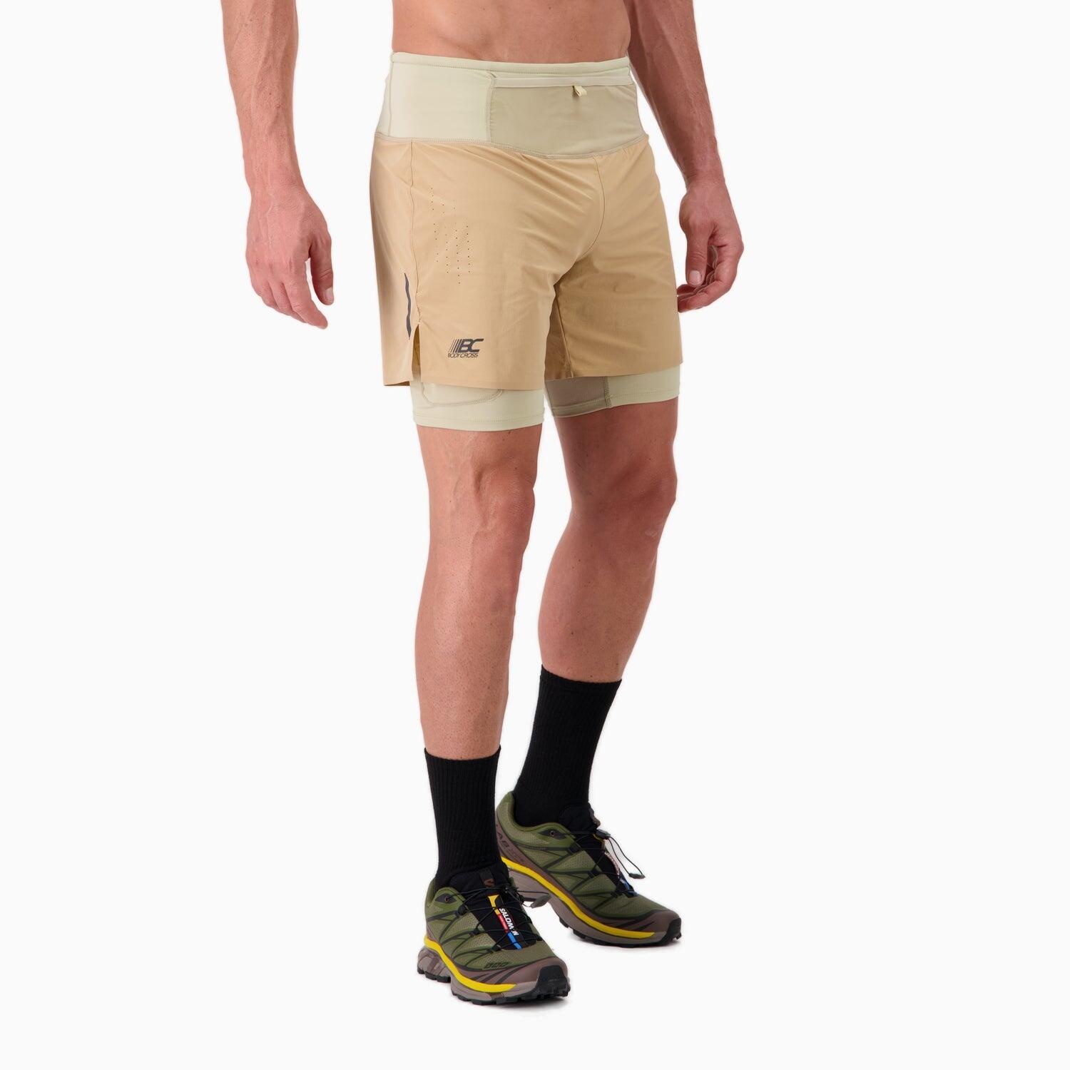 Short 2 en 1 Homme Trail-Running PERFORMANCE MAX 3/6