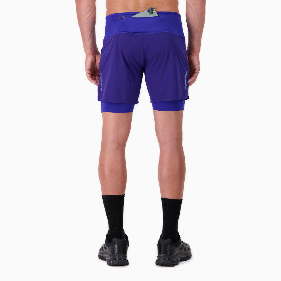 Short 2 in 1 Herren Trail-Running PERFORMANCE MAX 2/7