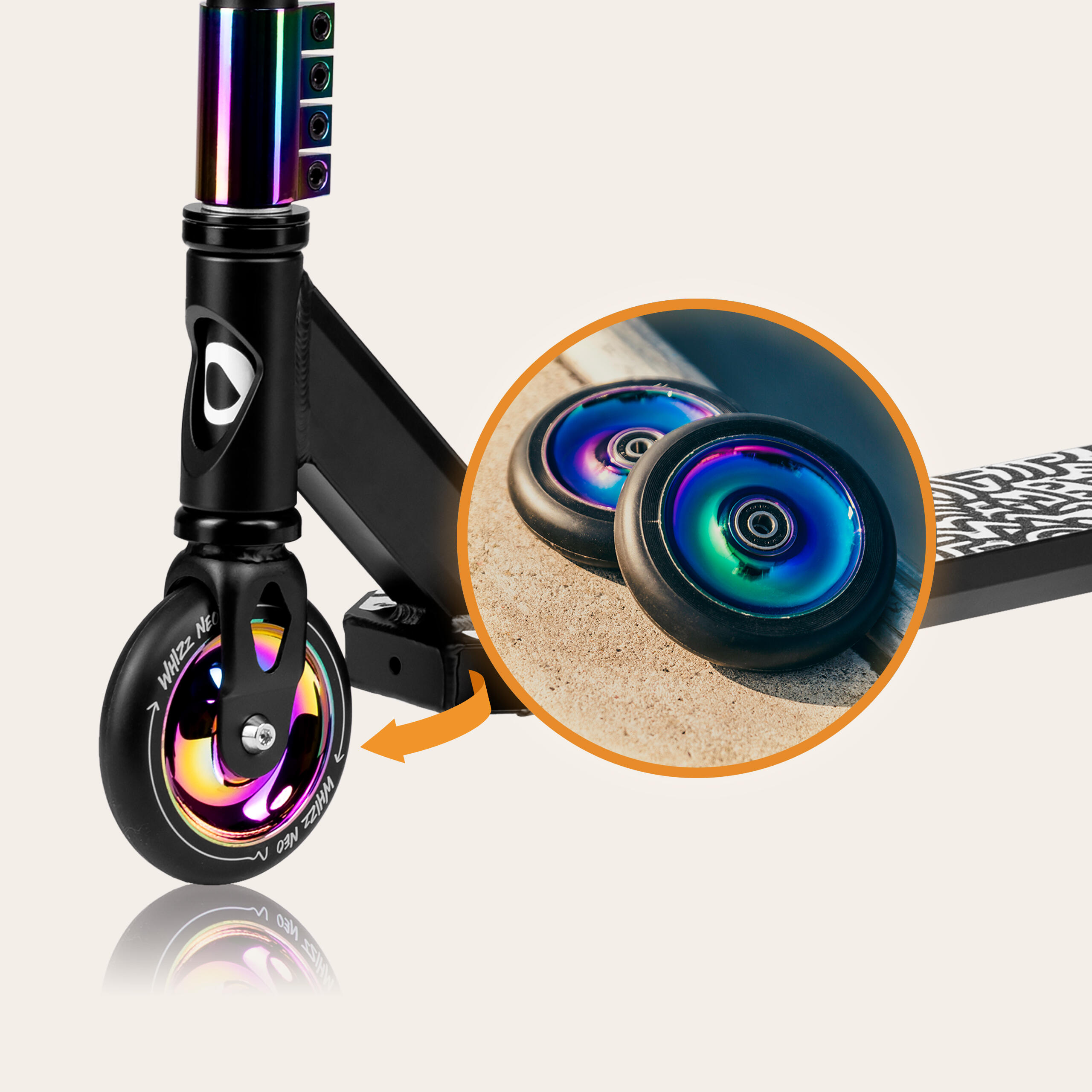 Trottinette Freestyle Lionelo Whizz Neo 110mm ABEC-9 HIC 3/7