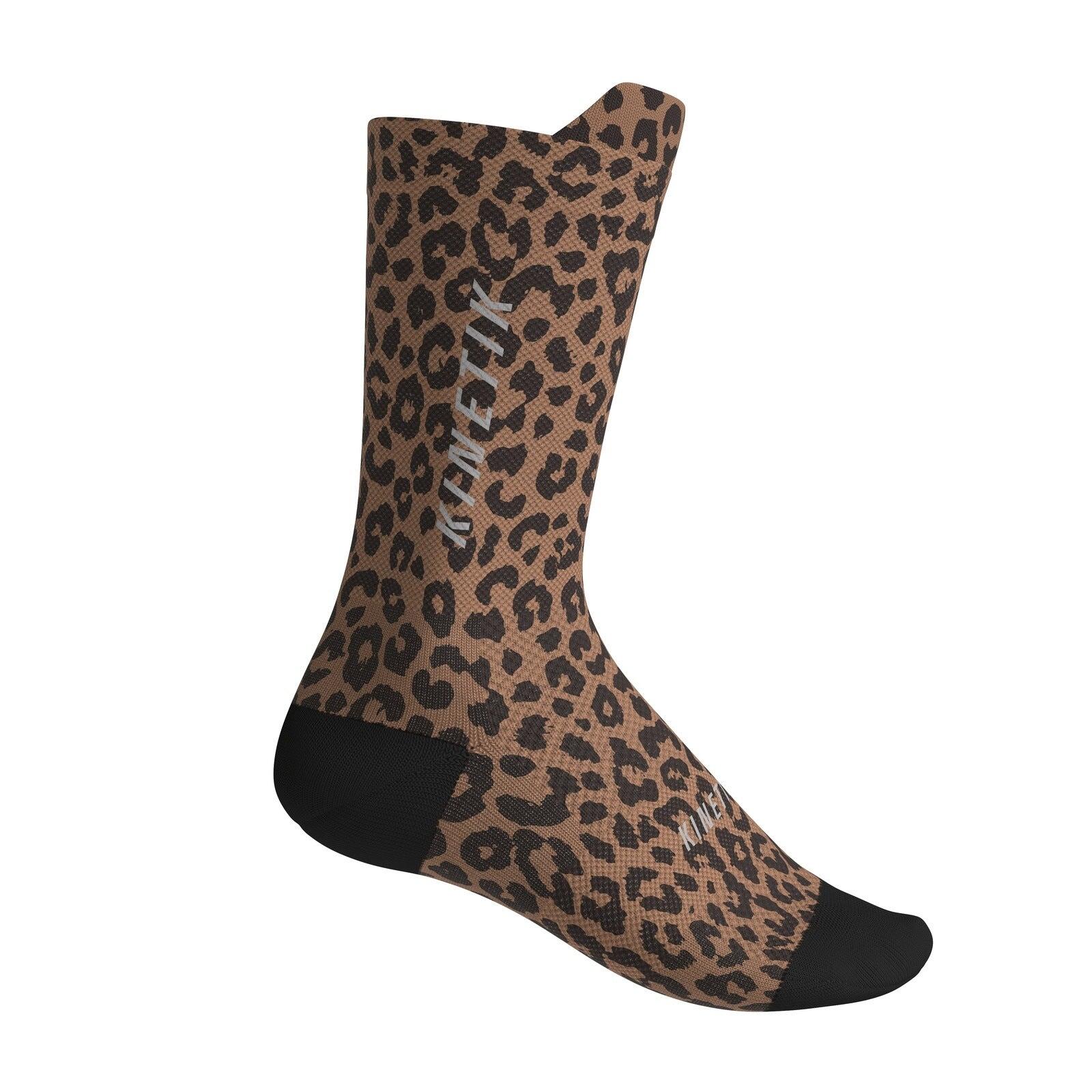 CHAUSSETTE DE TRAIL RUNNING FULLKROSS LEOPARD TIRAMISU 3/7