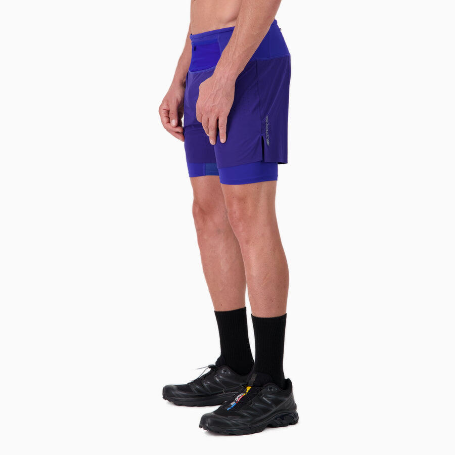 Short 2 in 1 Herren Trail-Running PERFORMANCE MAX 5/7