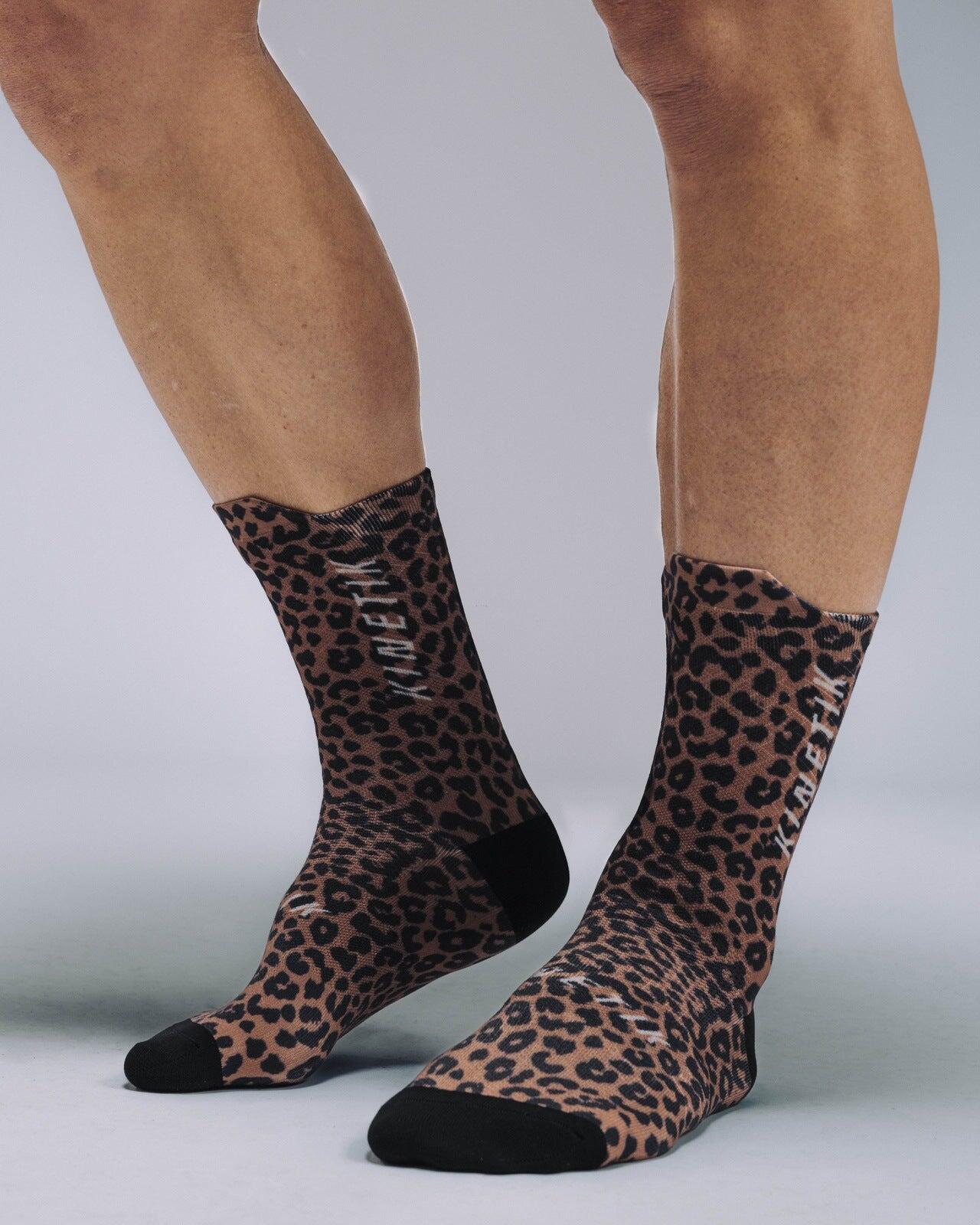 CHAUSSETTE DE TRAIL RUNNING FULLKROSS LEOPARD TIRAMISU 2/7