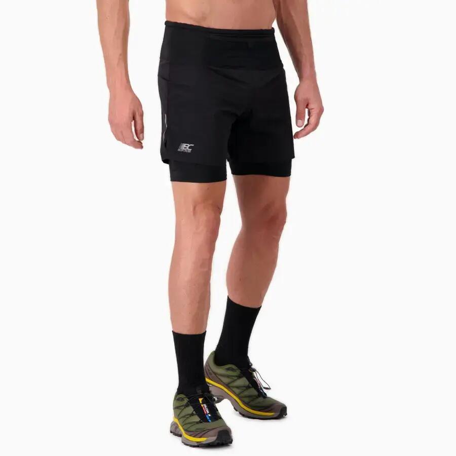 Шорти 2 в 1 Мъже Trail-Running PERFORMANCE MAX