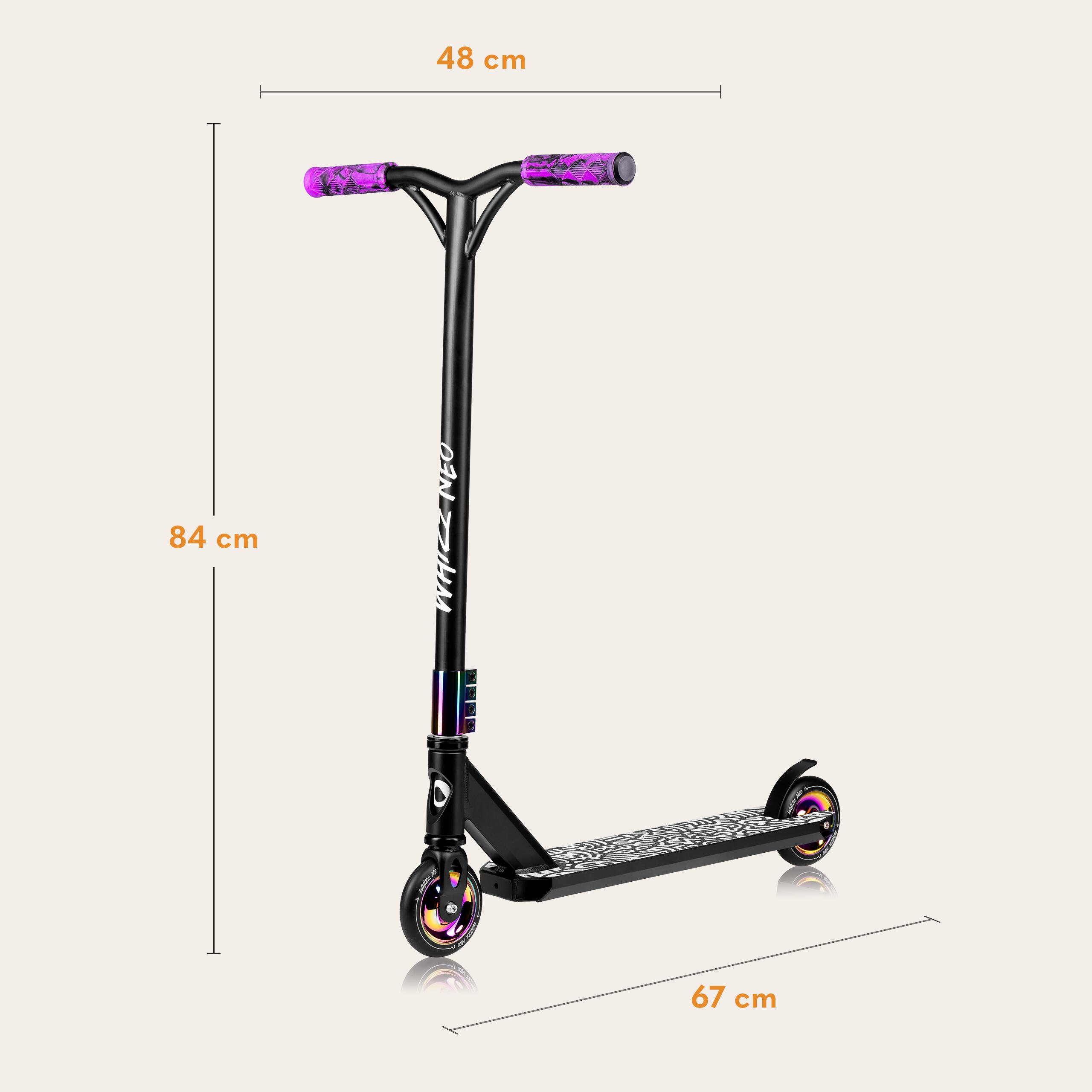 Trottinette Freestyle Lionelo Whizz Neo 110mm ABEC-9 HIC 7/7