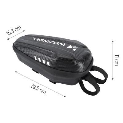 Lenkertasche Wozinsky WSB4BK 3L schwarz aus wasserdichtem EVA 2/7
