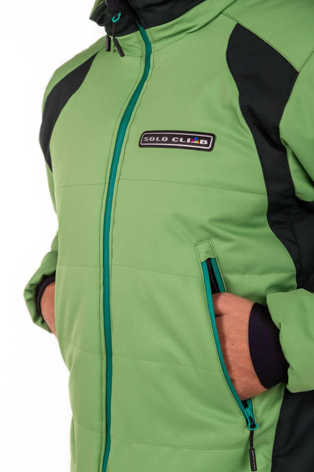 Chaqueta de Montaña Impermeable y Cortaviento Aspen Hombre Verde 4/5