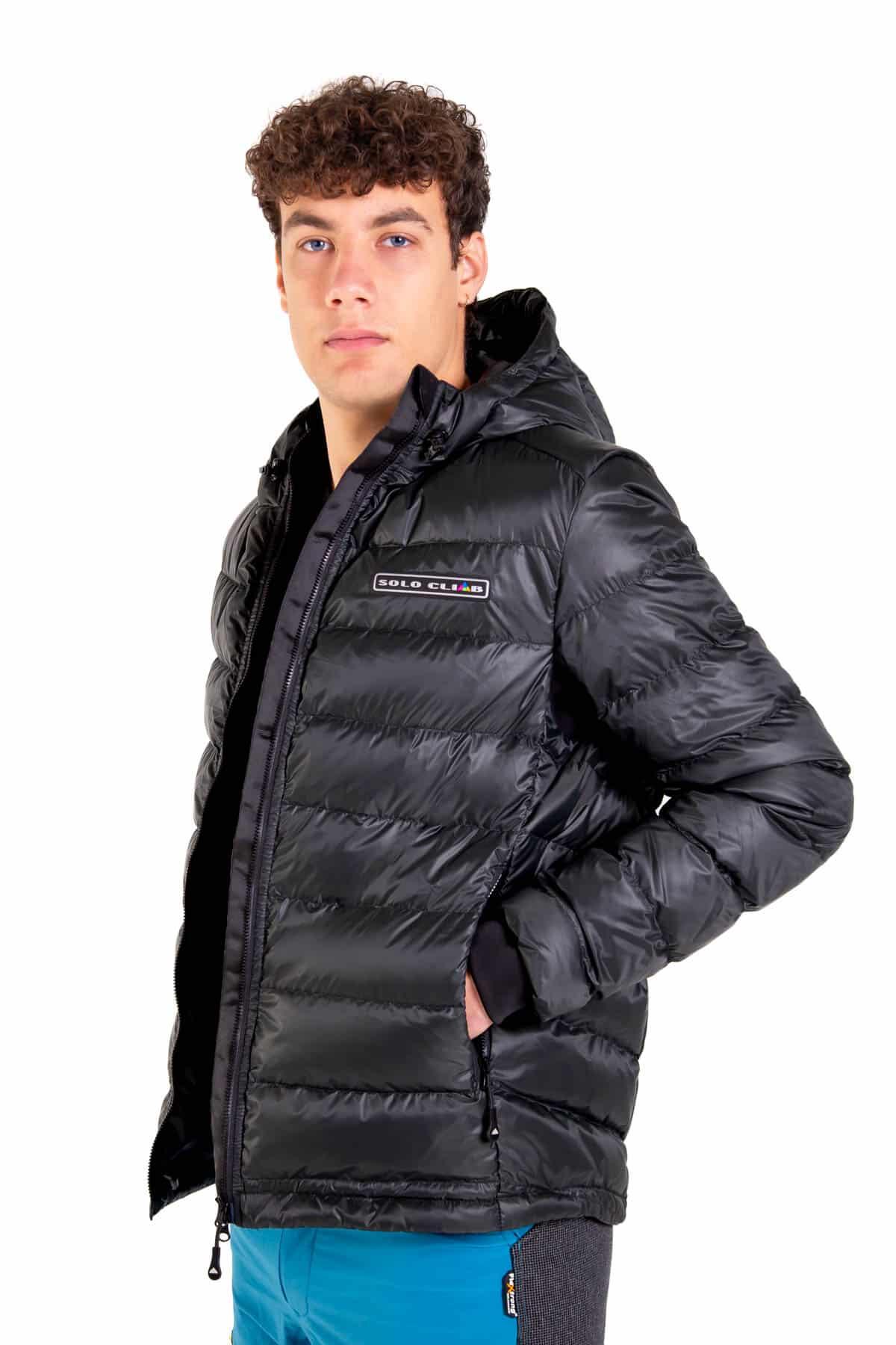 Chaqueta de Plumas para Montaña y Trekking Khumbu Ultra Lite Hombre Negro 2/4