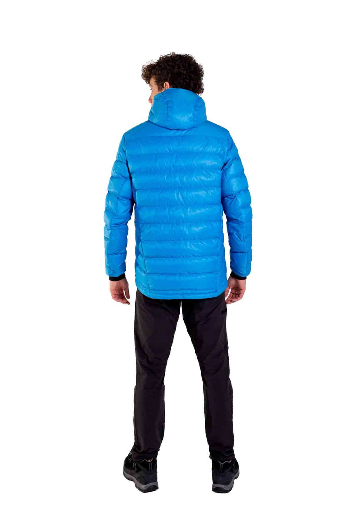 Casaco De Penas Khumbu Lite Trekking Homem Térmica Azul 2/4