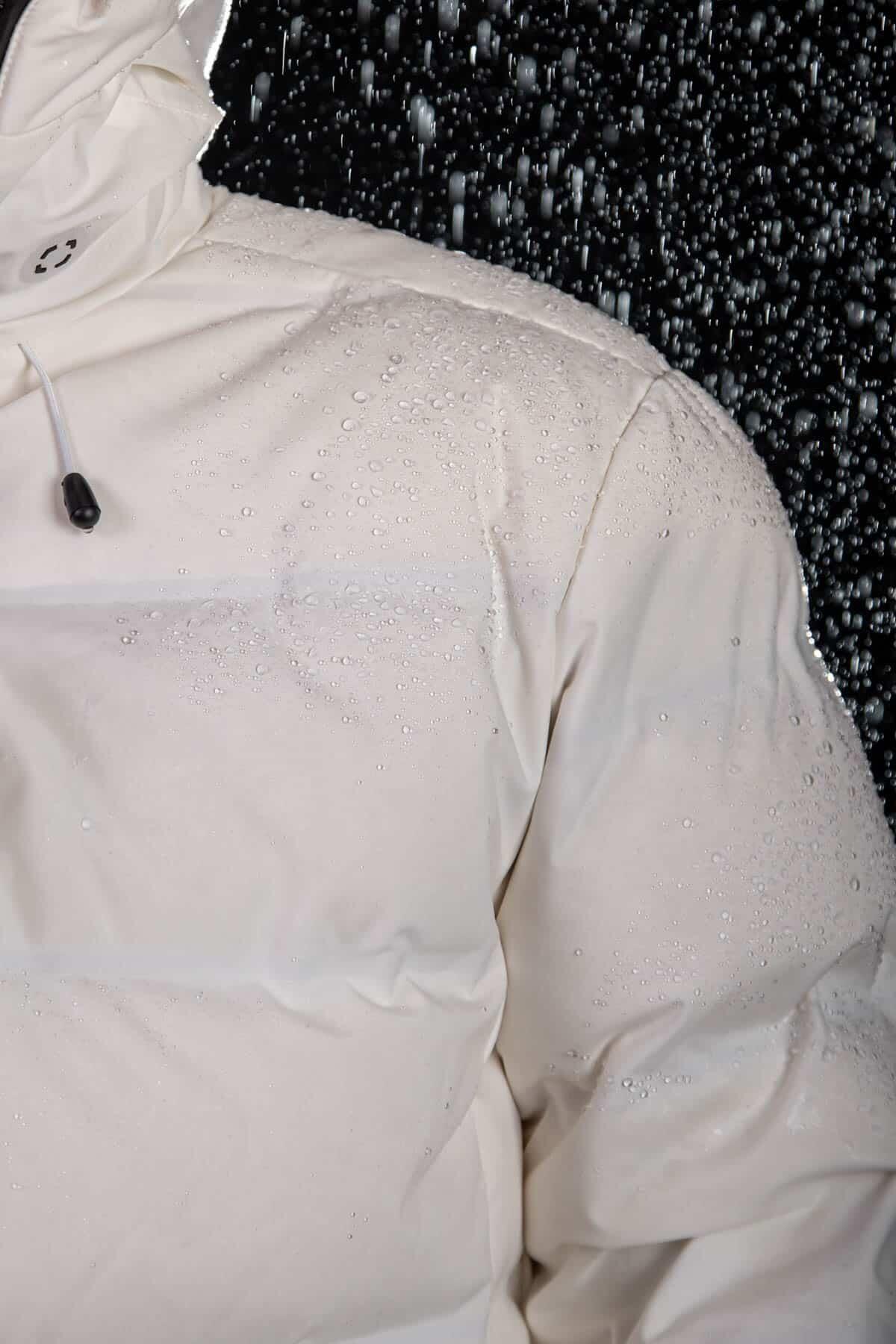 Casaco De Penas Wendigo para Homem Térmica e Impermeável Branco 3/4