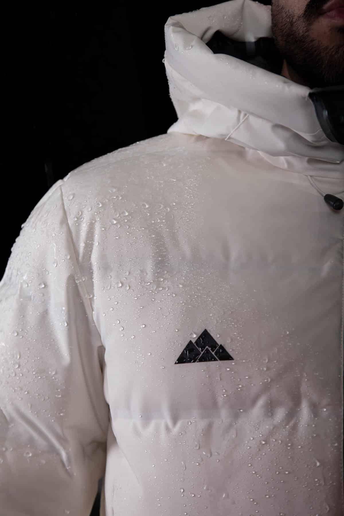 Casaco De Penas Wendigo para Homem Térmica e Impermeável Branco 4/4